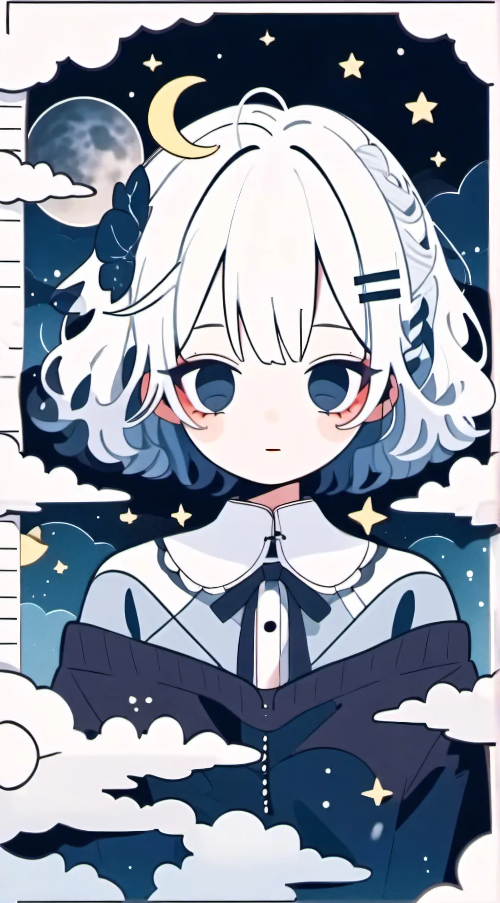 ai character: Moon￼ background