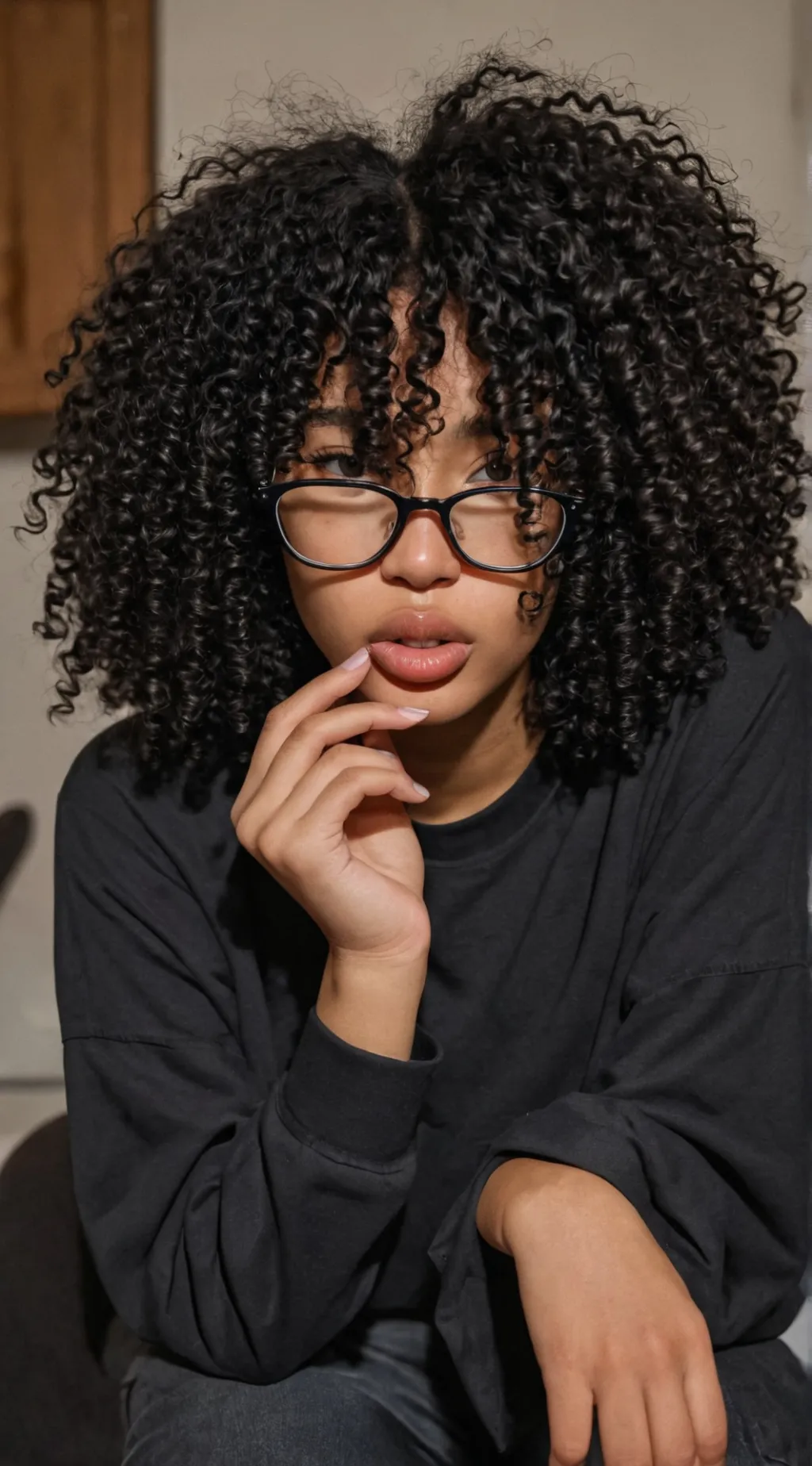 ai character: Ana ema  background