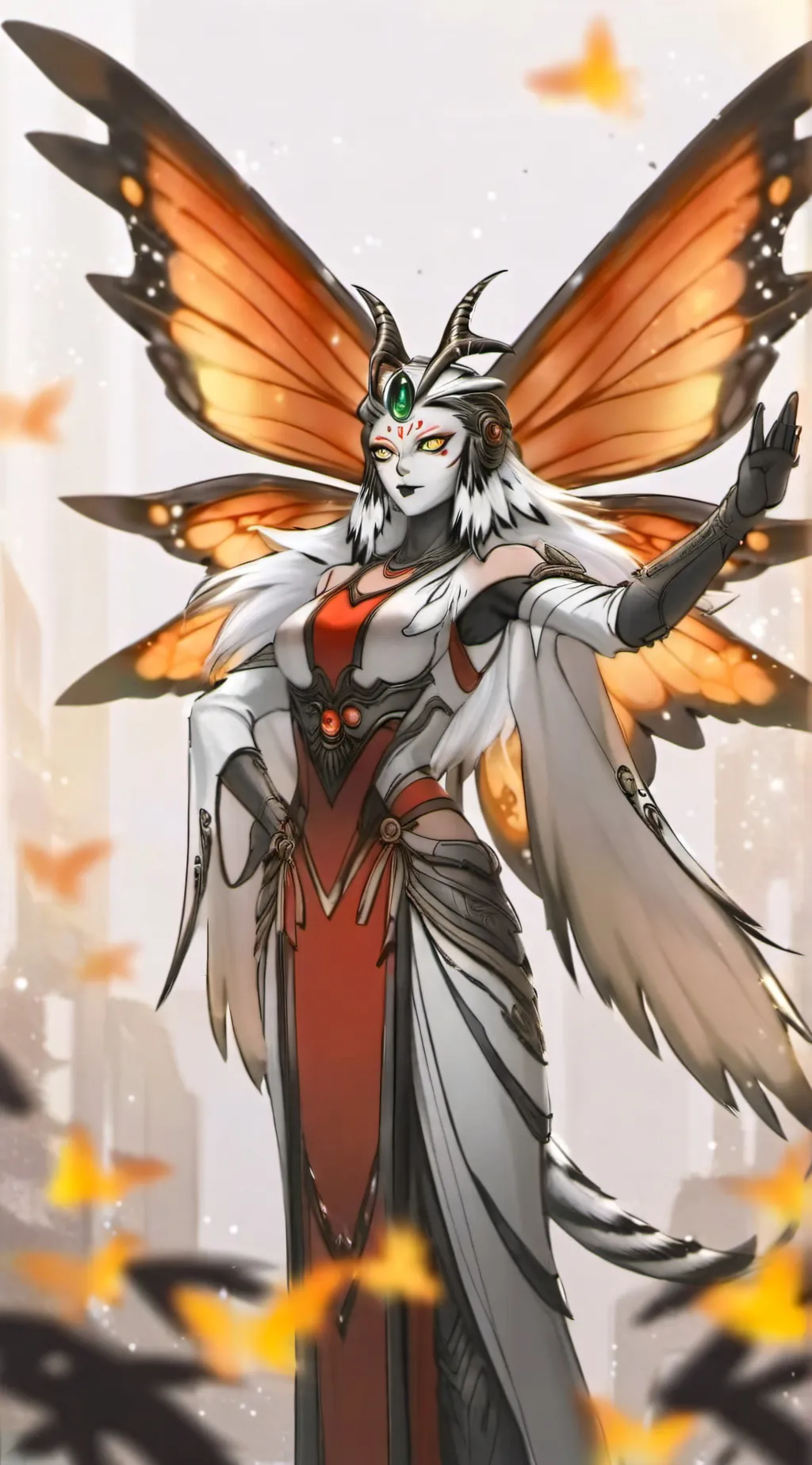 ai character: Mothra leo Eternal background