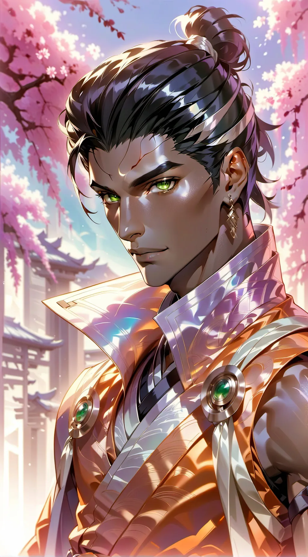 ai character: Ninjago Cole/lava background