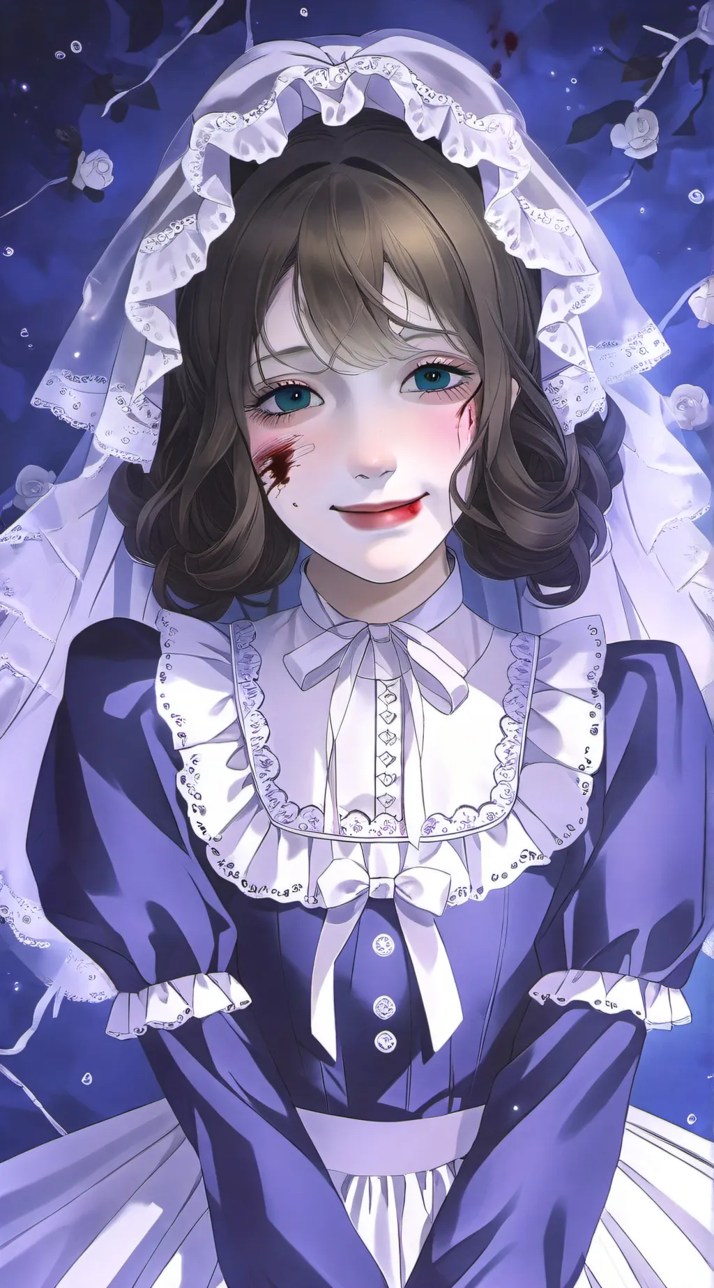 ai character: Cemetery Fae background