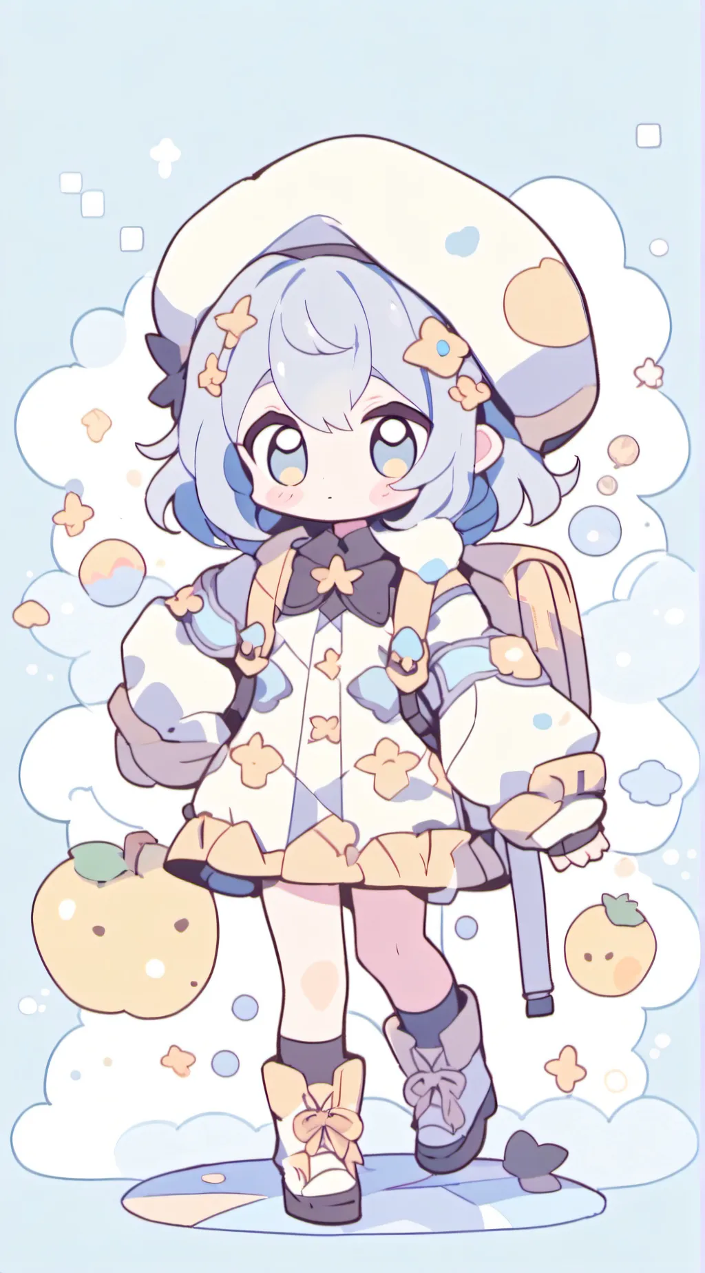 ai character: Luna background