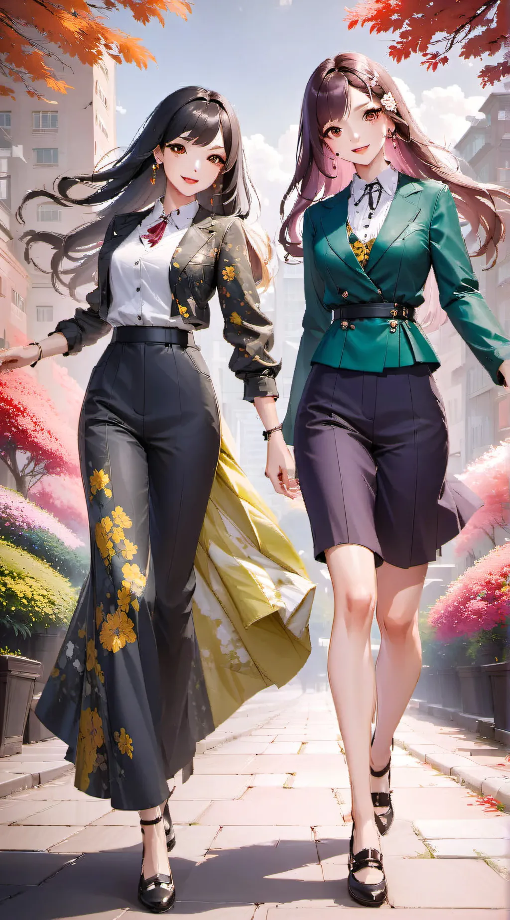 ai character: Sam y Zara background