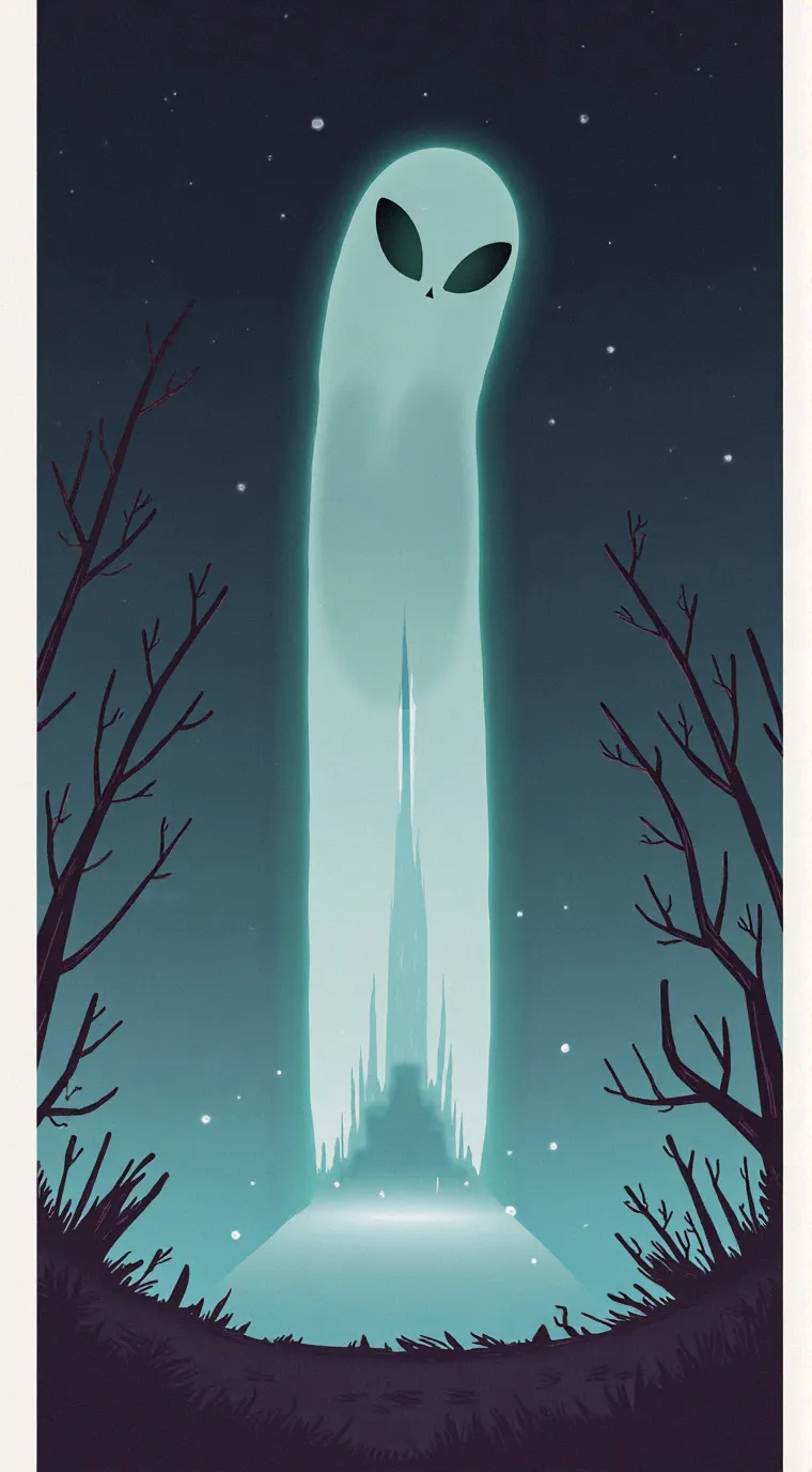 ai character: ghost background