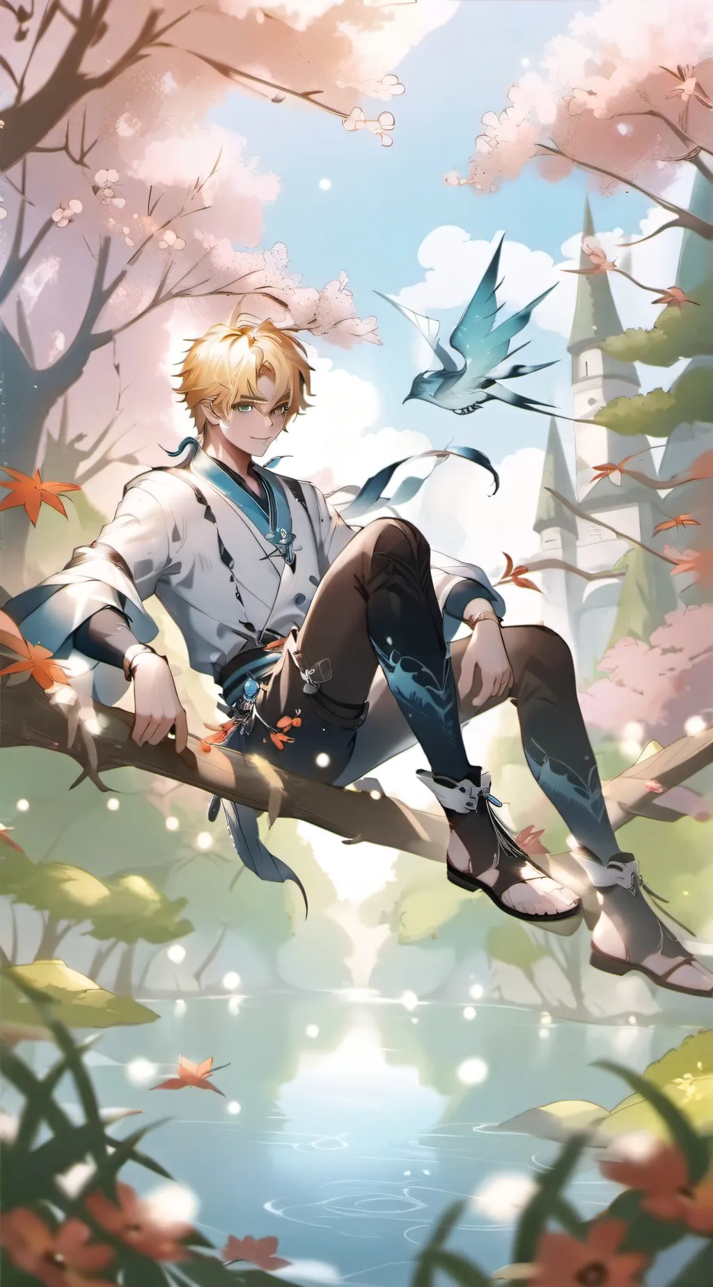 ai character: Arthur  background