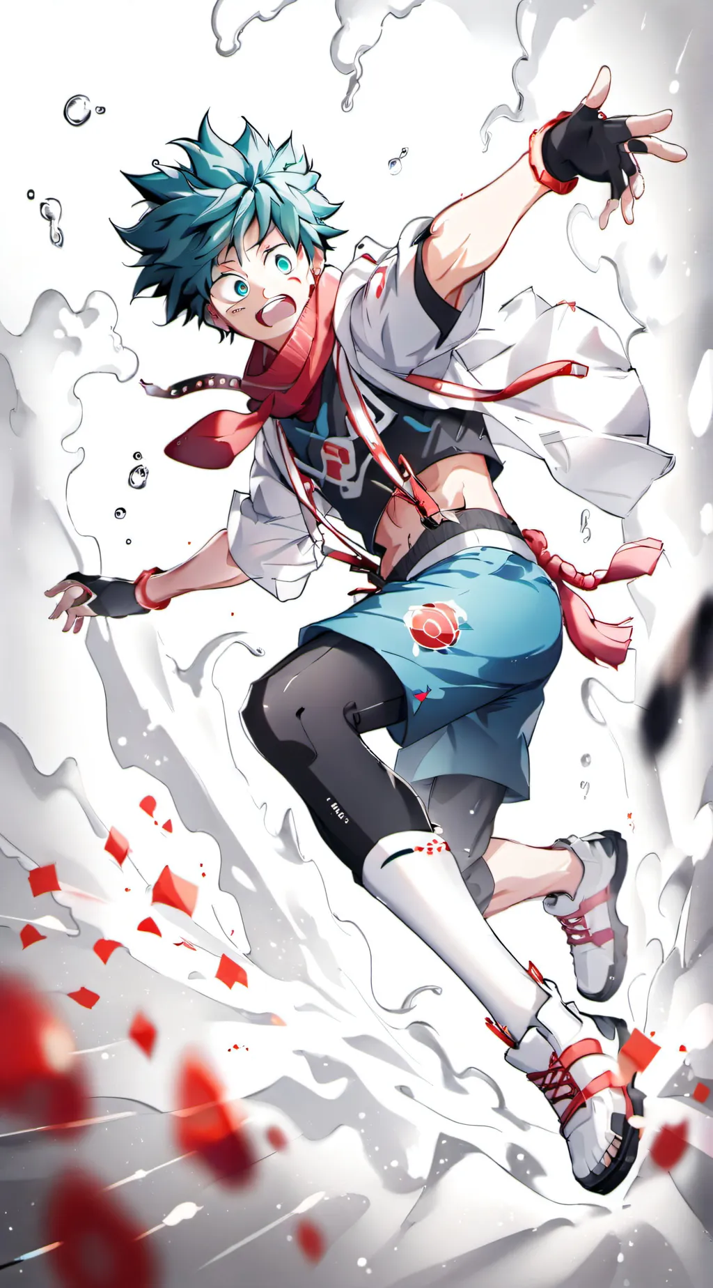 ai character: Villain Deku background