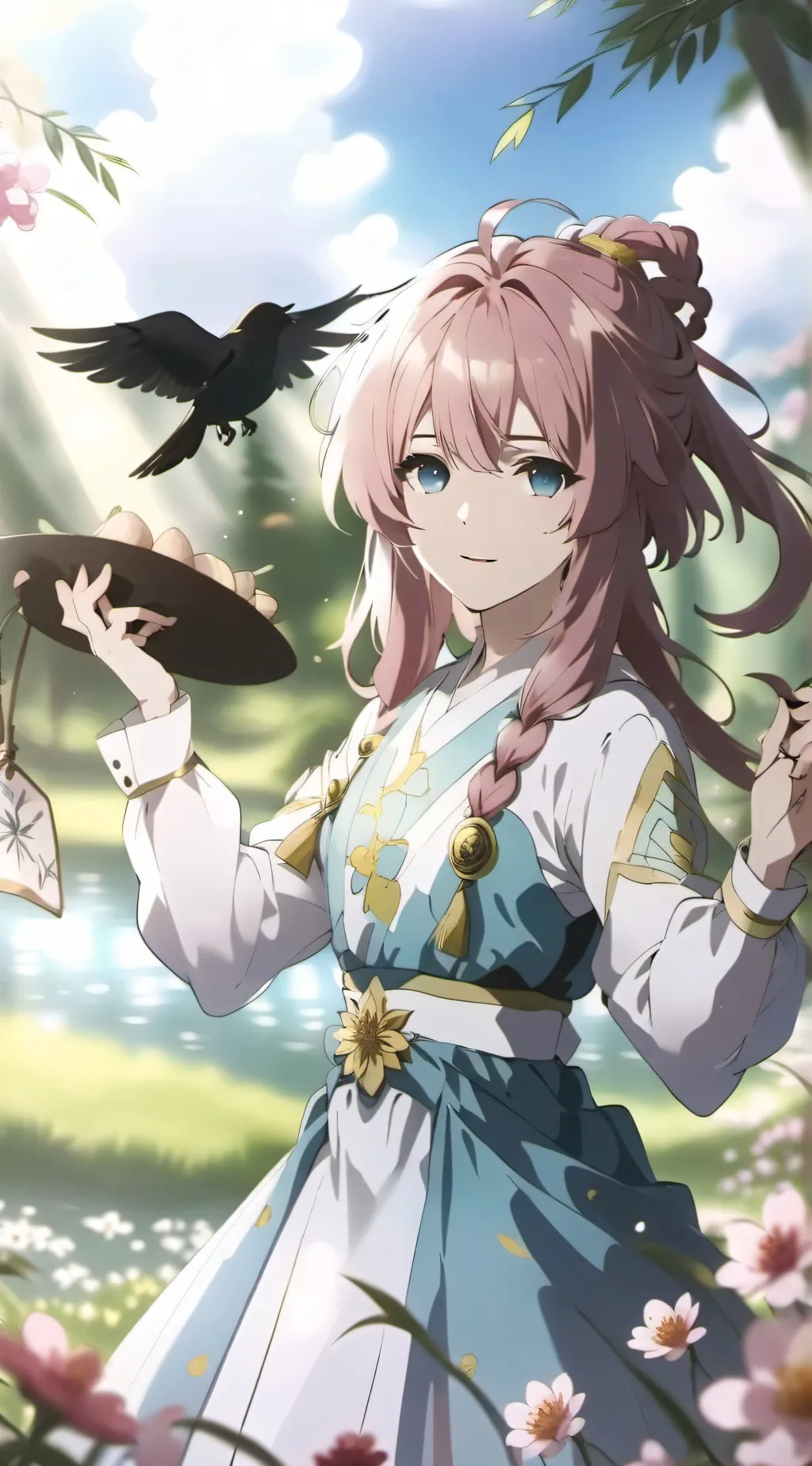 ai character: breasts MHA background