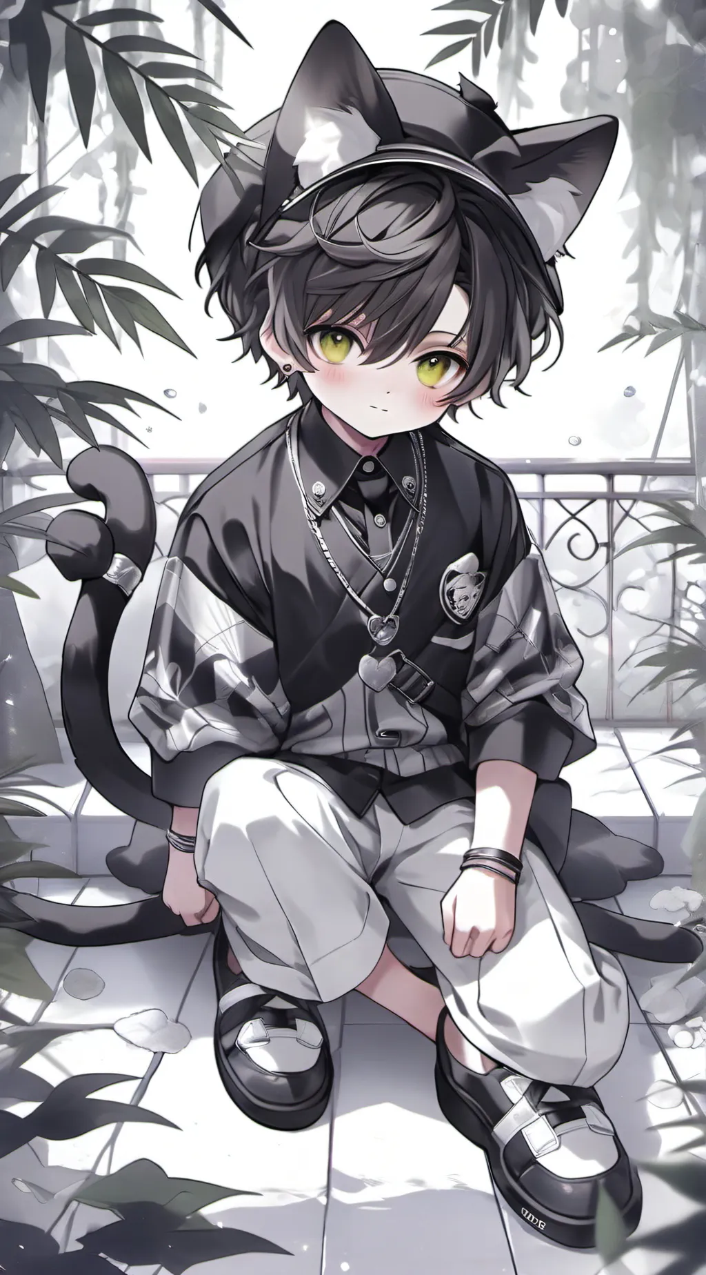 ai character: Nino. background