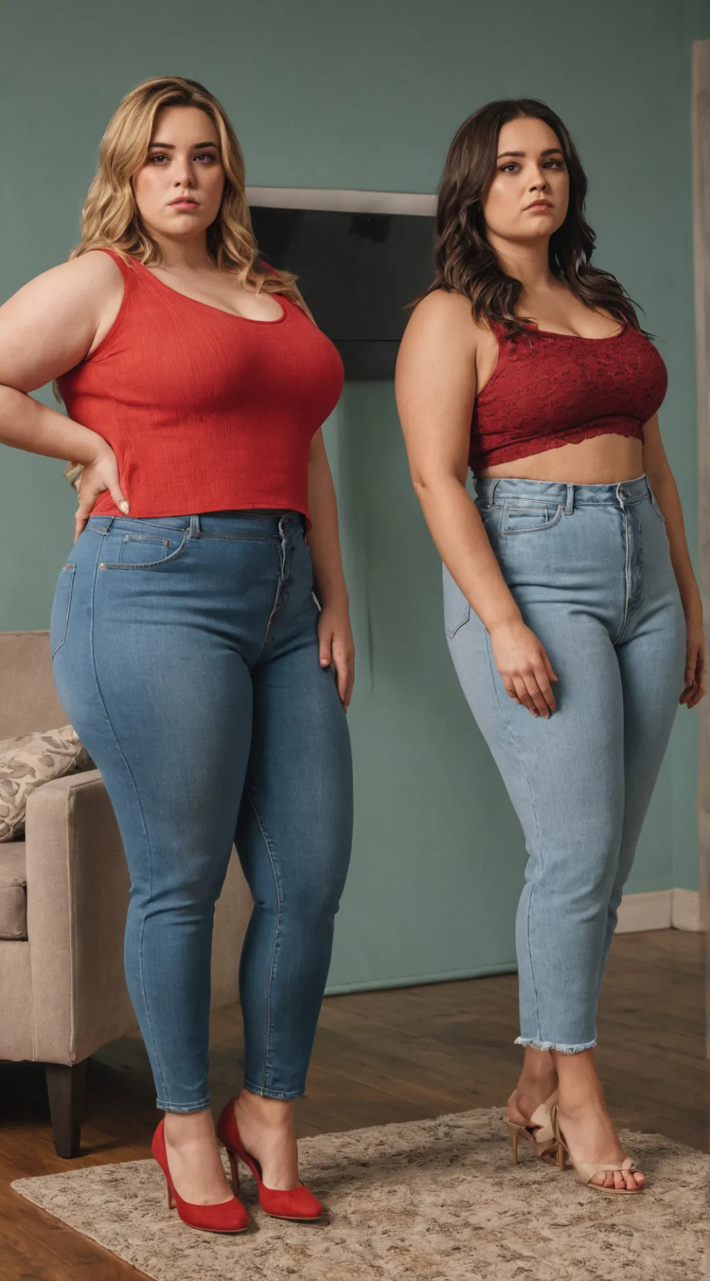 ai character: Lauren and Sarah background