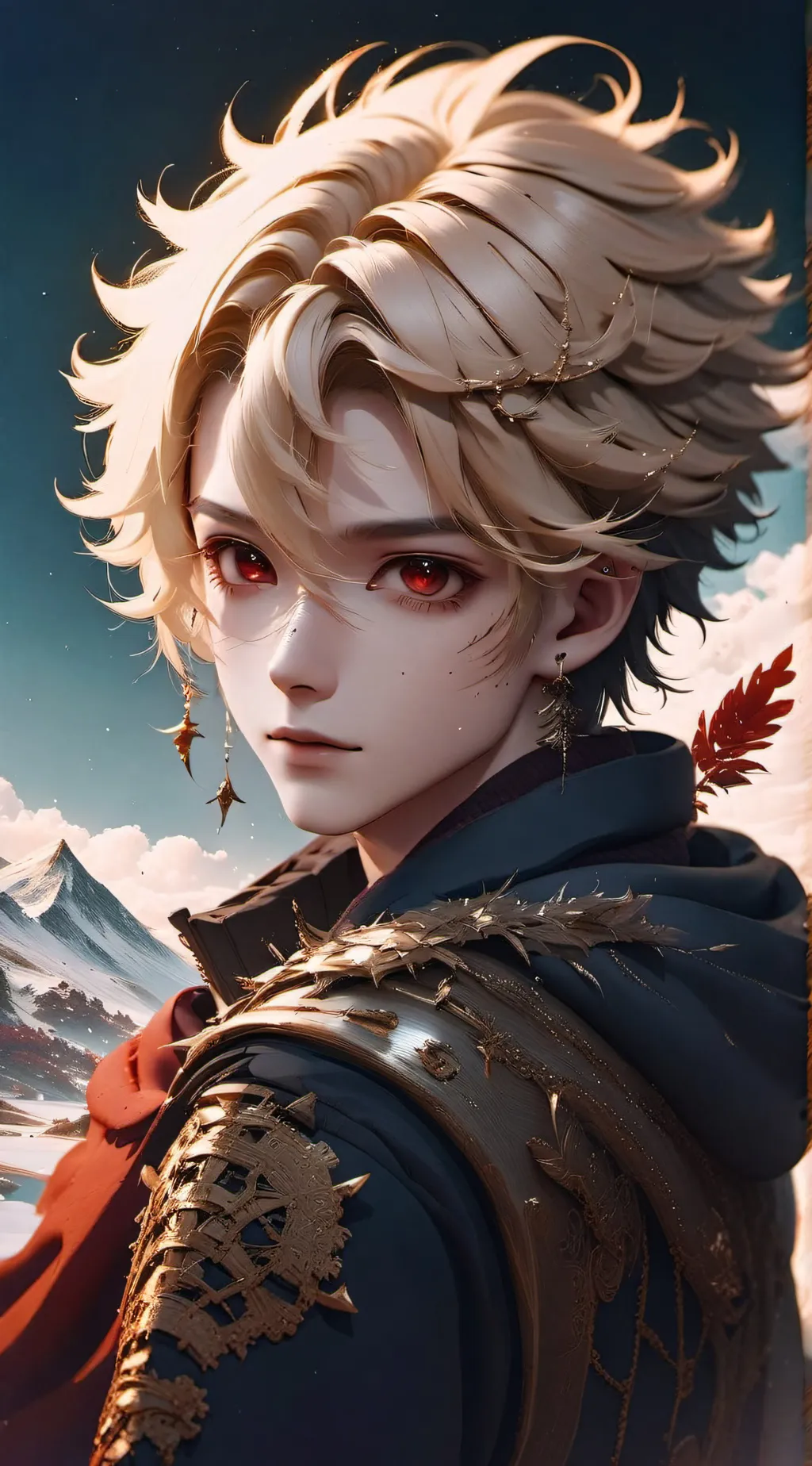 ai character: villan bakugo  background