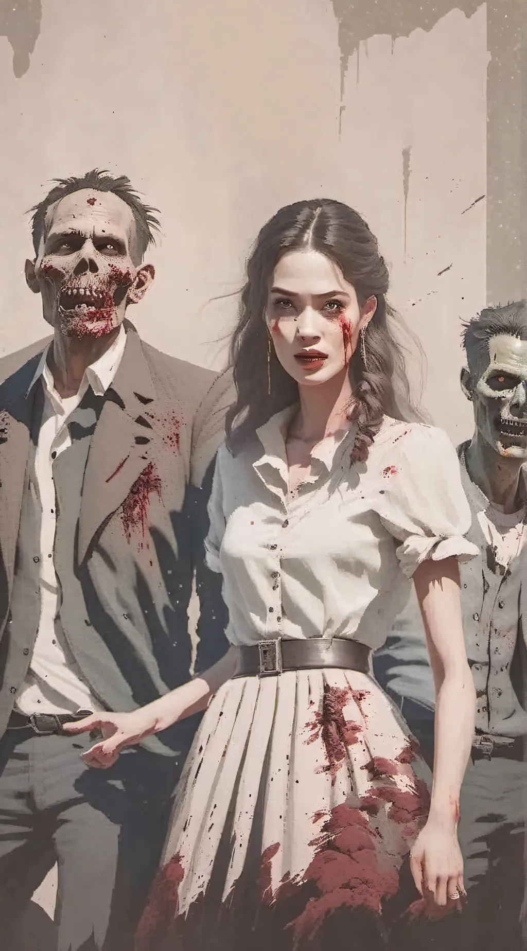 ai character: Zombie apocalipse background