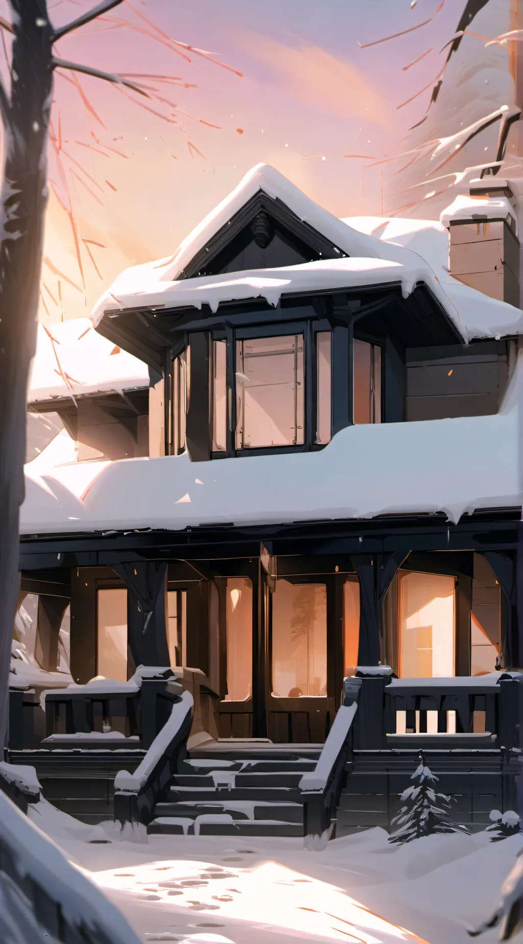 ai character: mha cabin background