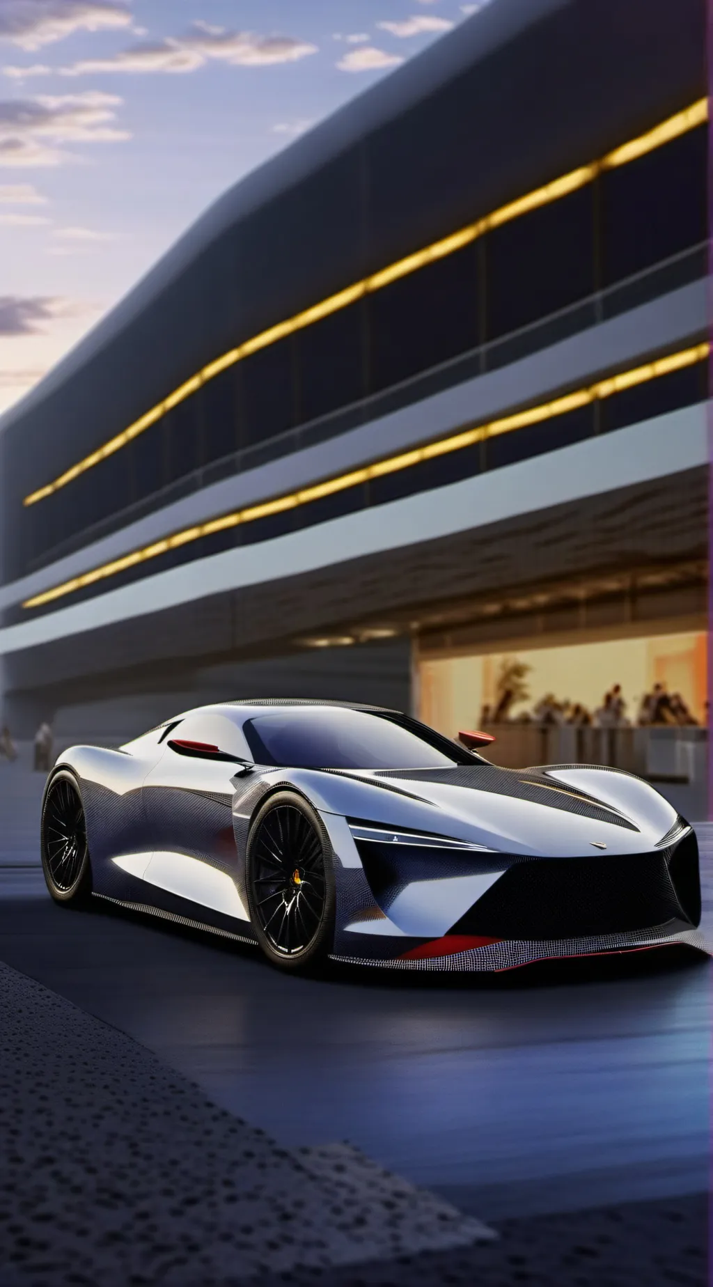 ai character: Keonigsegg Le mans background