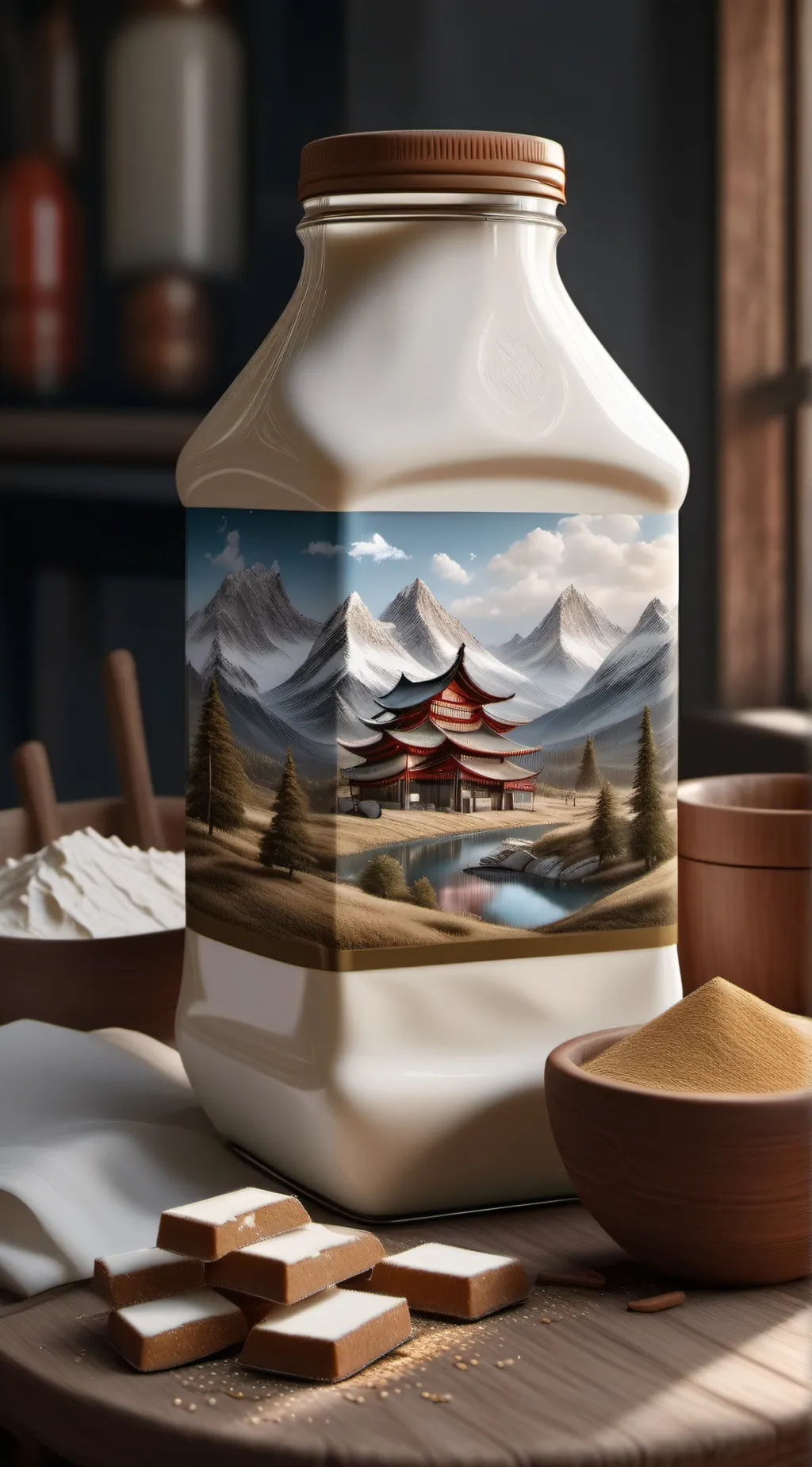 ai character: La Leche background