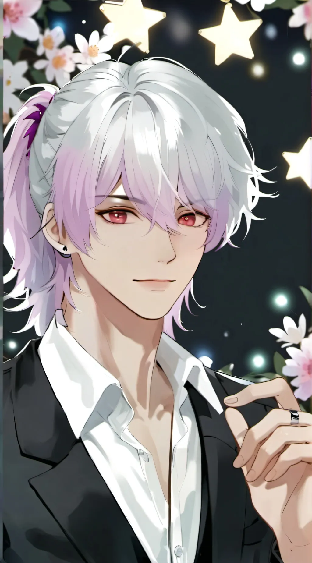 ai character: (￣ヘ￣）ᵁᴹᴹ background