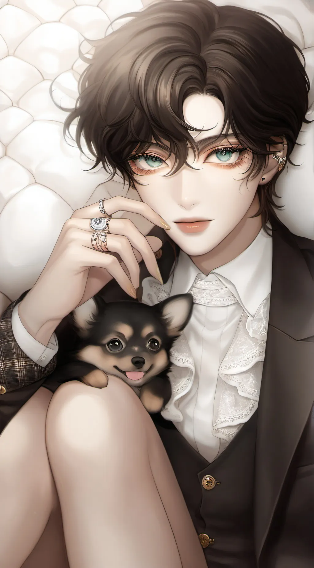 ai character: eather background