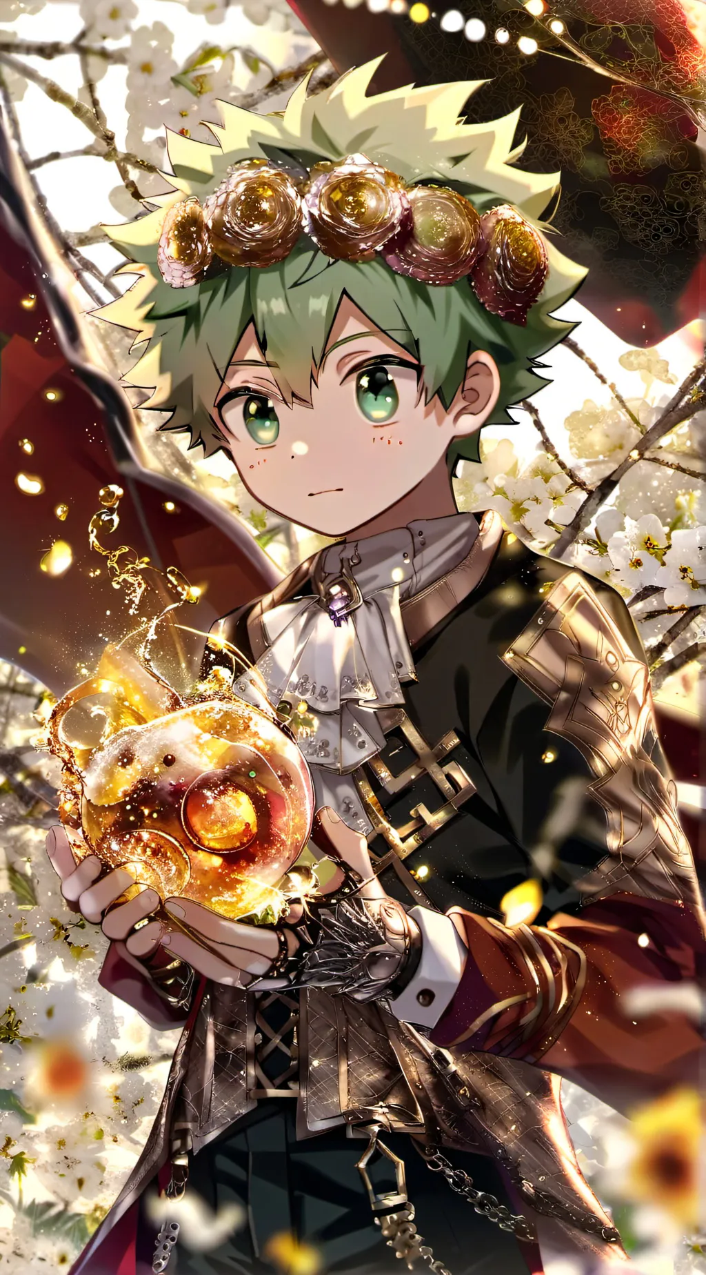 ai character: Bakugo  background