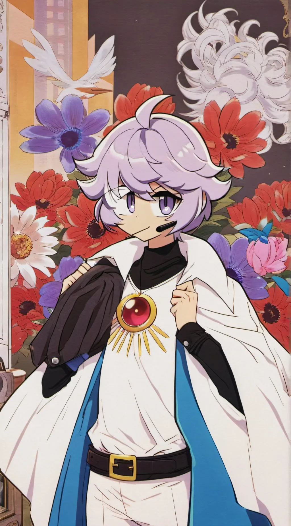 ai character: Nuzi song show background