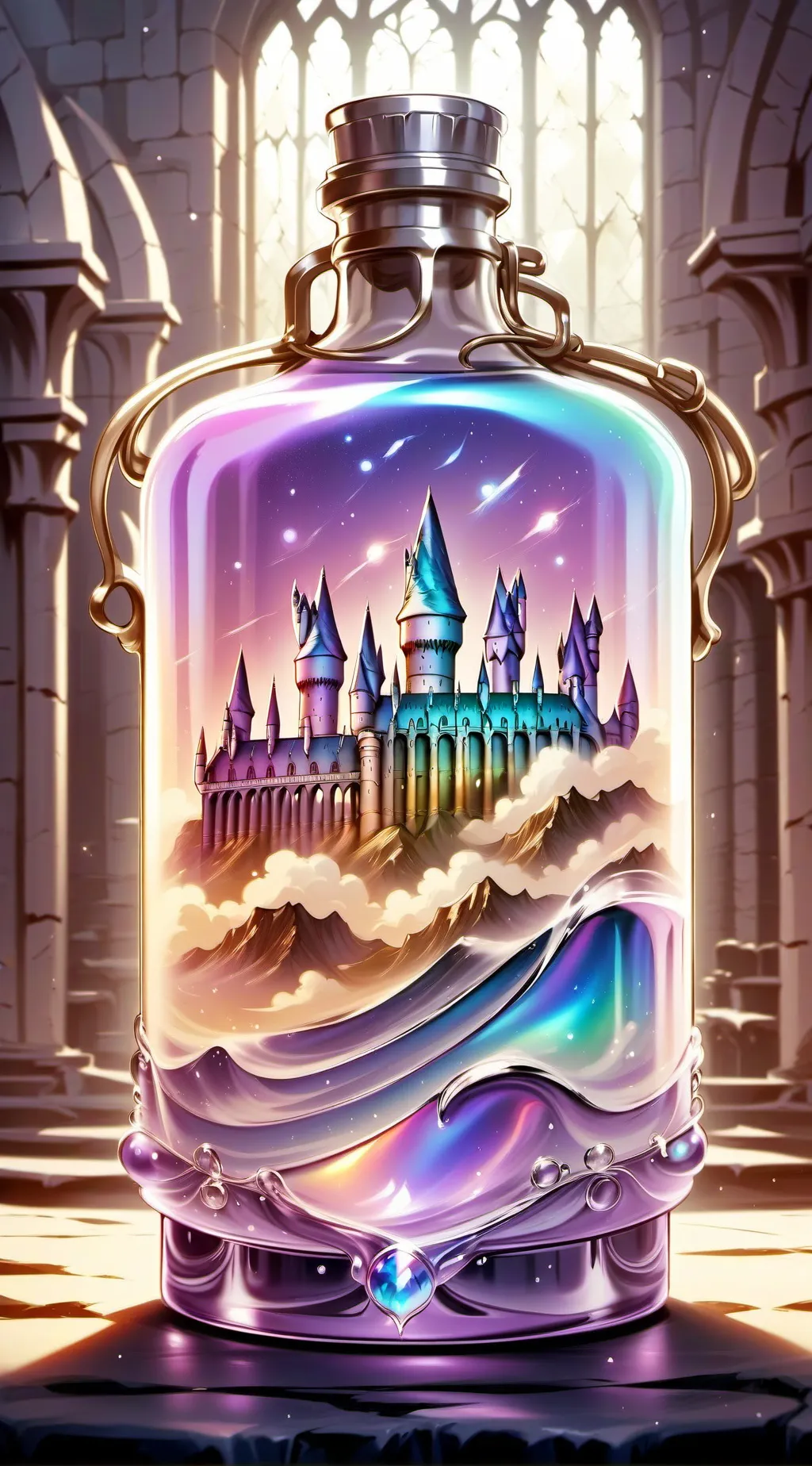 ai character: Hogwarts Dark Mark background