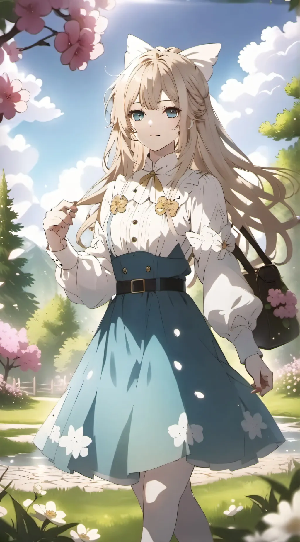 ai character: Leila  background