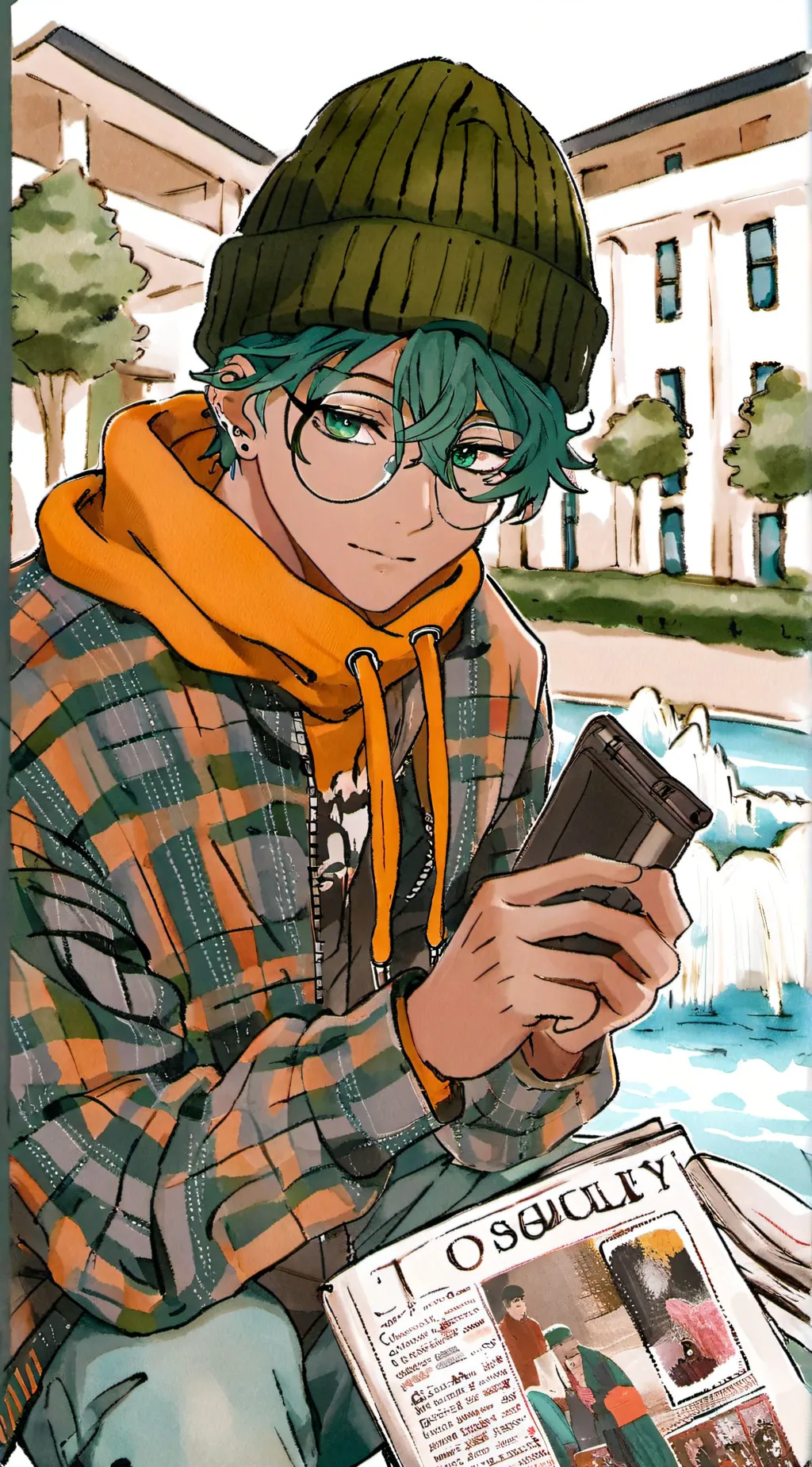 ai character: Oliver Greenfield background