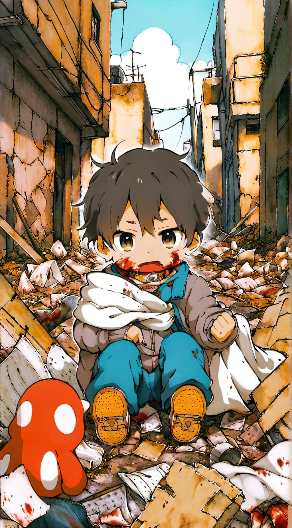 ai character: Smaal Baby background