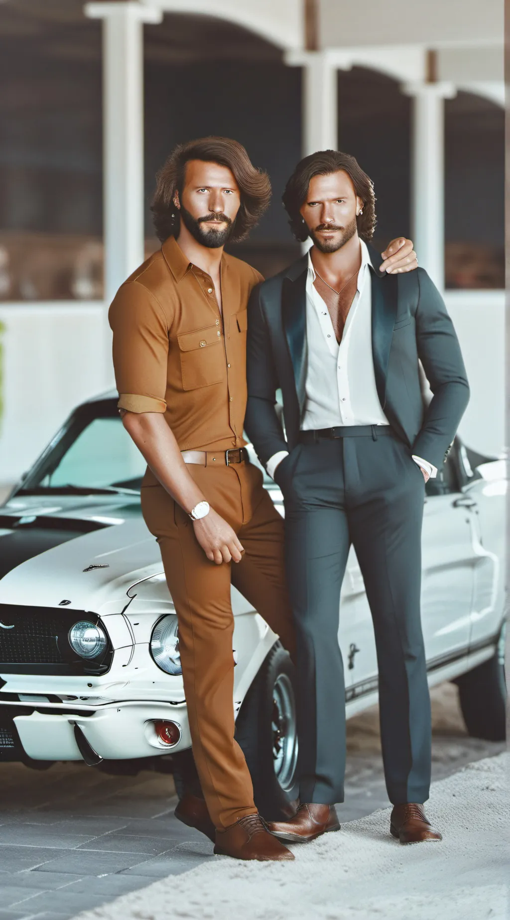 ai character: Barry, Robin,mo background