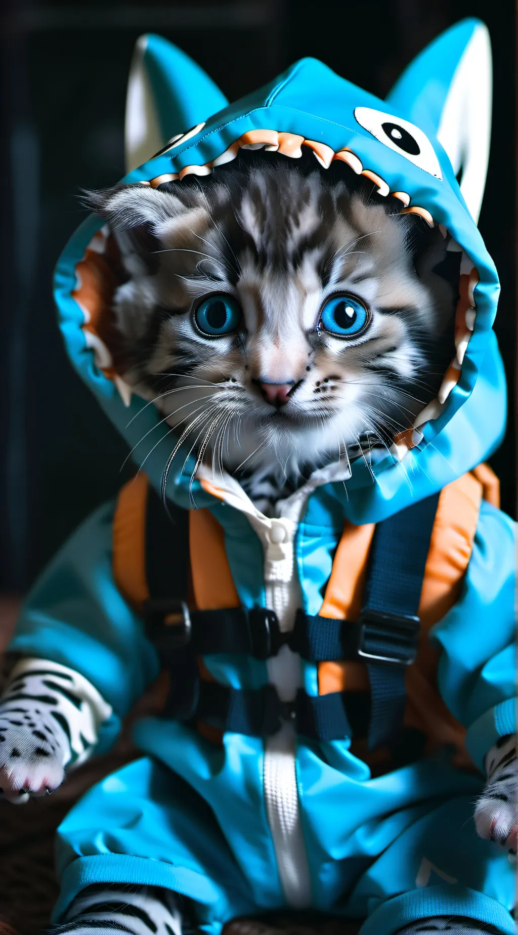 ai character: cute cat background