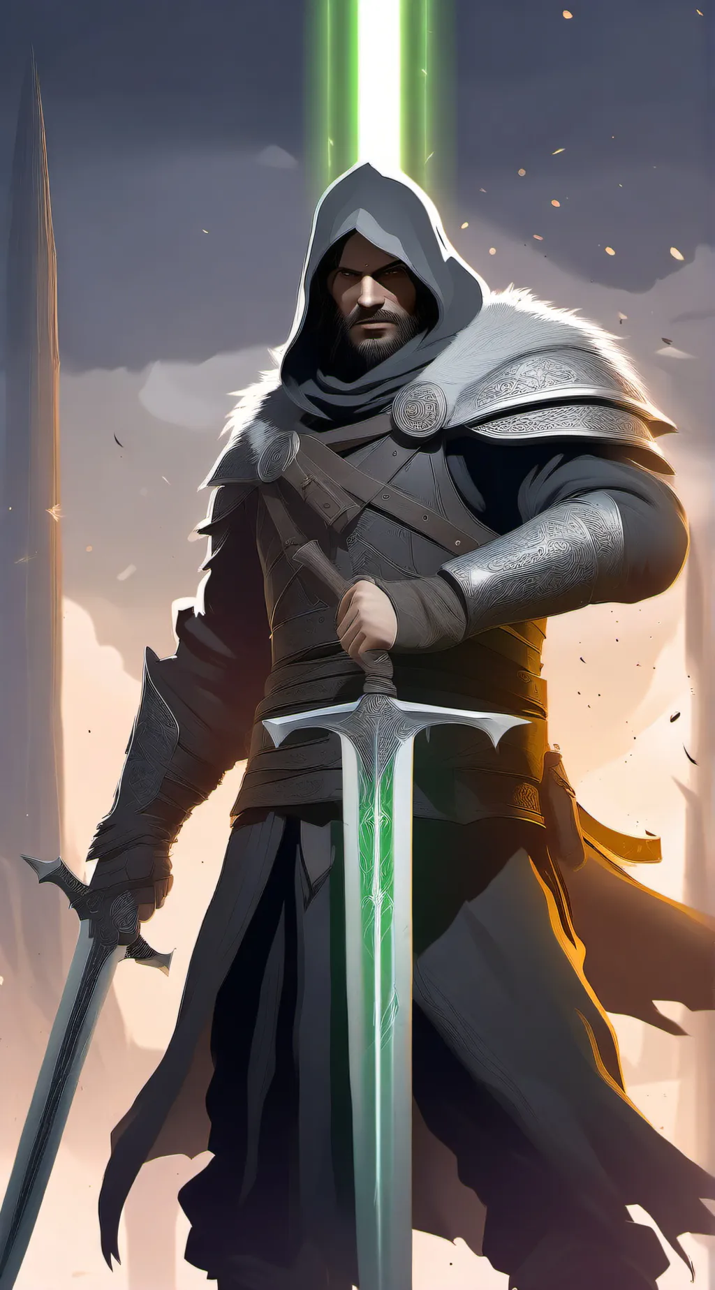 ai character: talionmiddle-earth background