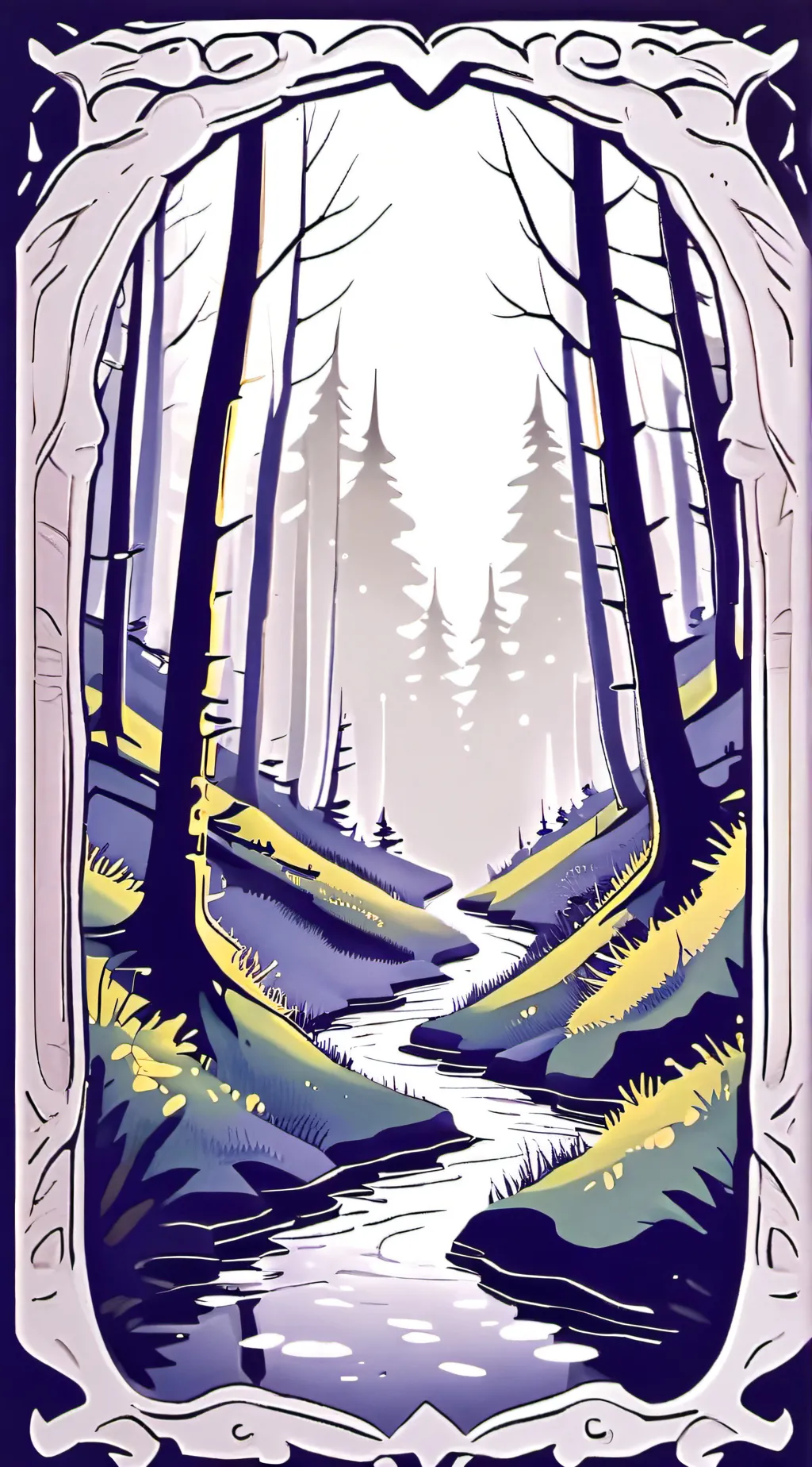 ai character: DON'T TURN AROUND! background