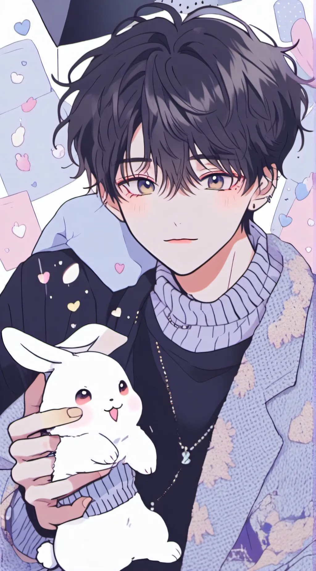 ai character: daddy please  background