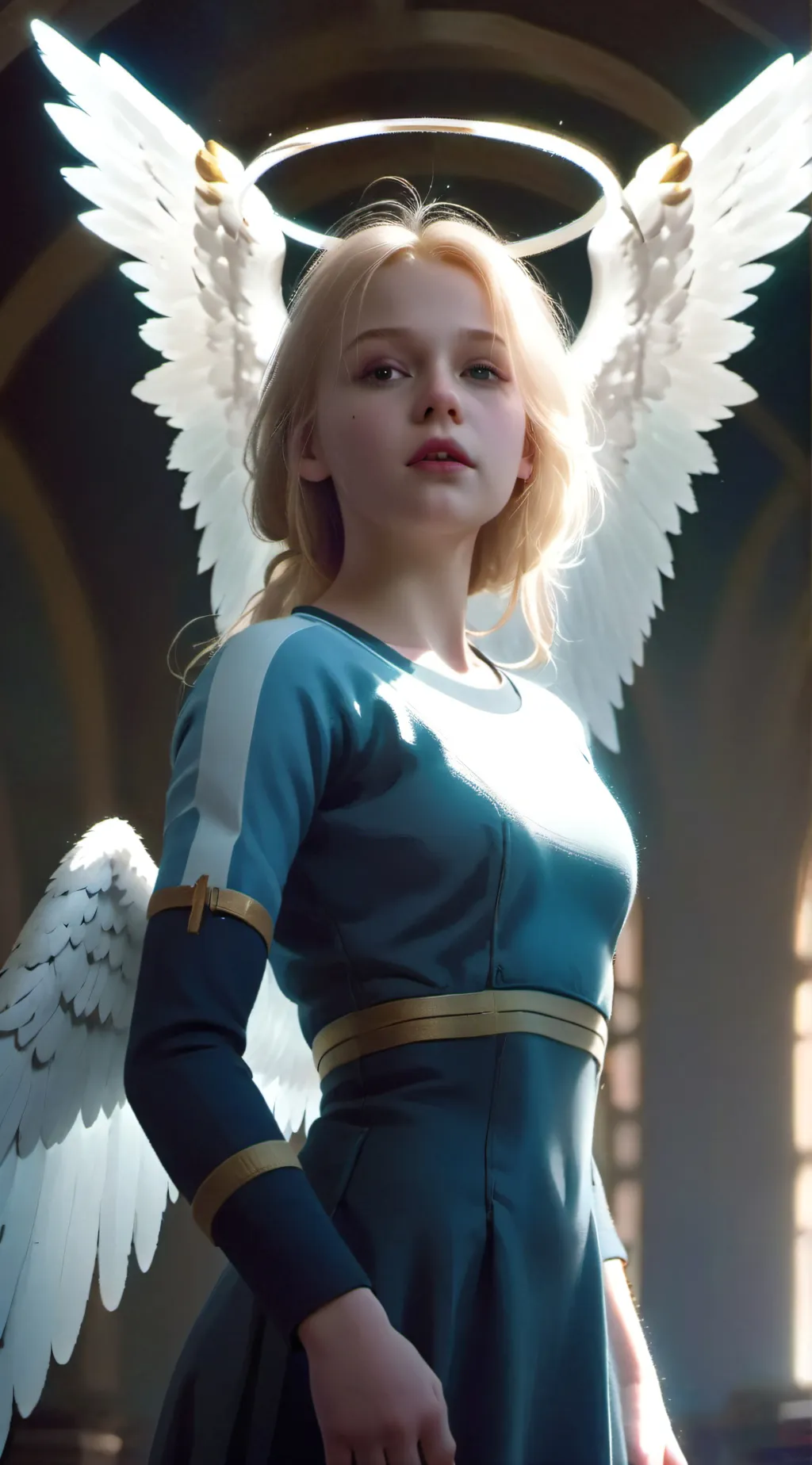 ai character: angel background