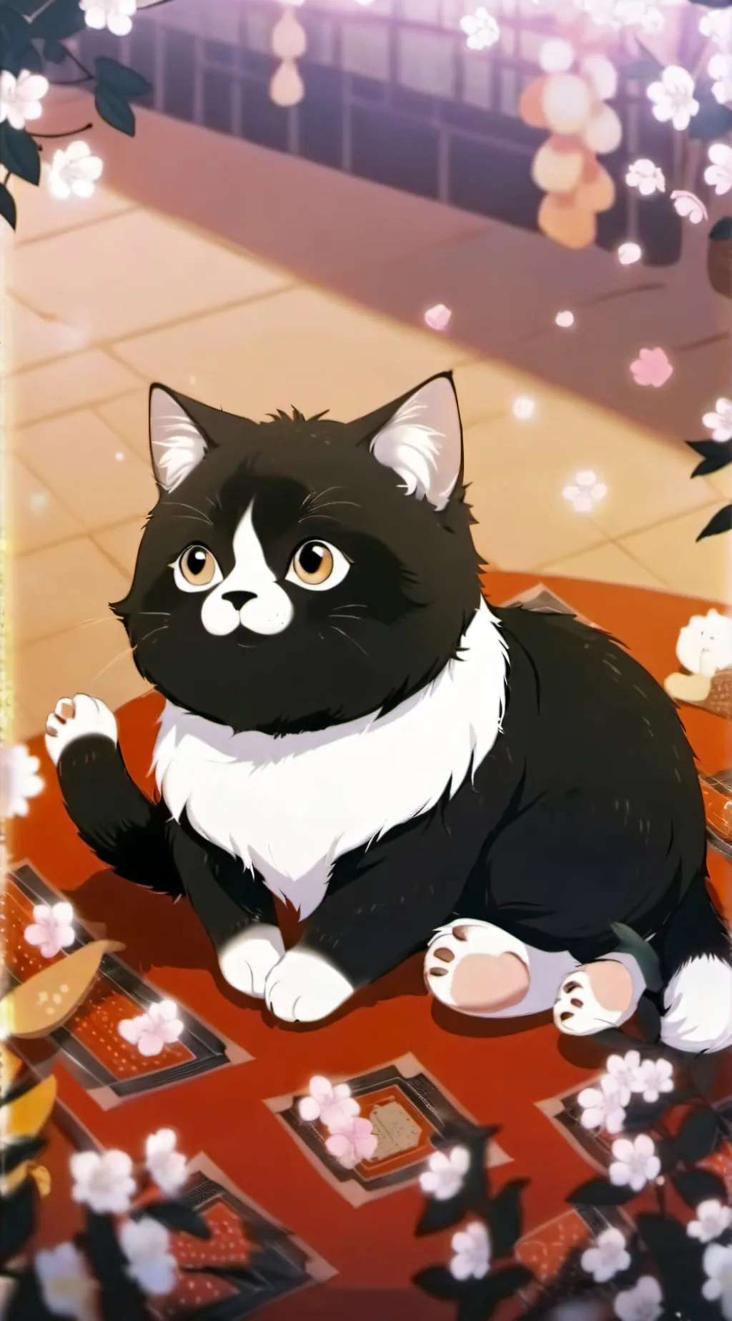 ai character: kitten very cute background