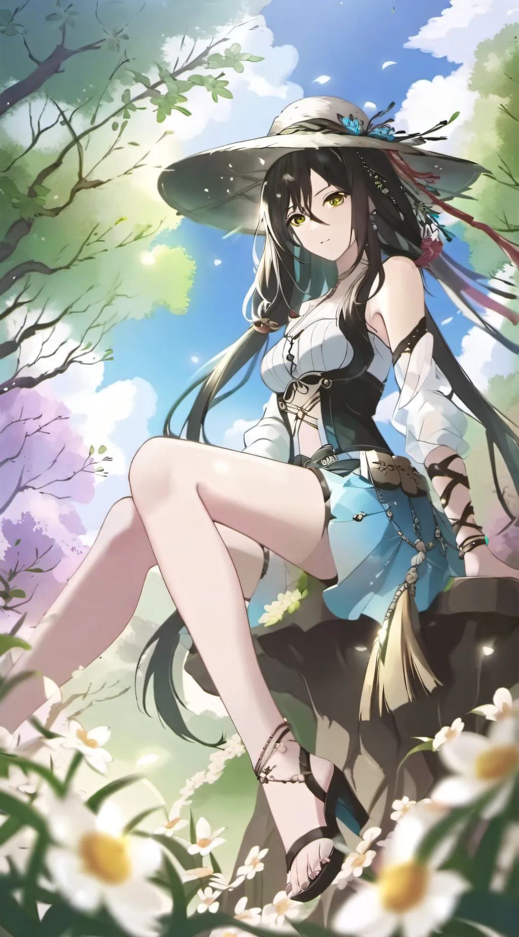 ai character: Gold background