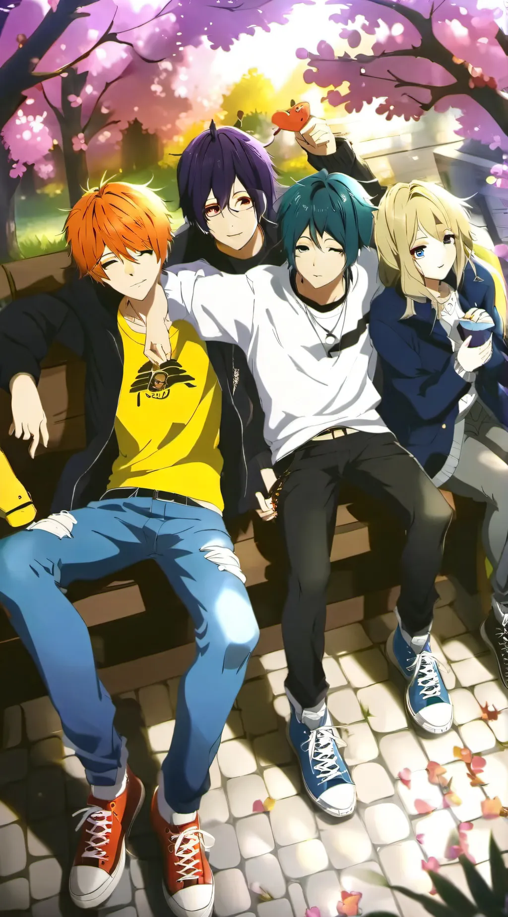 ai character: flame riders background