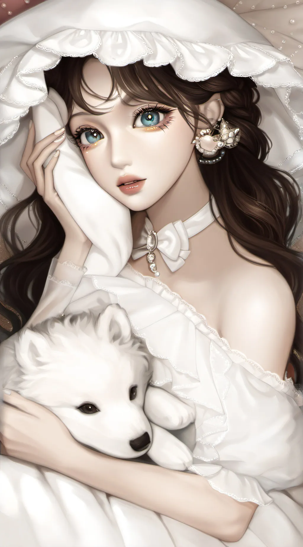 ai character: Mina  background