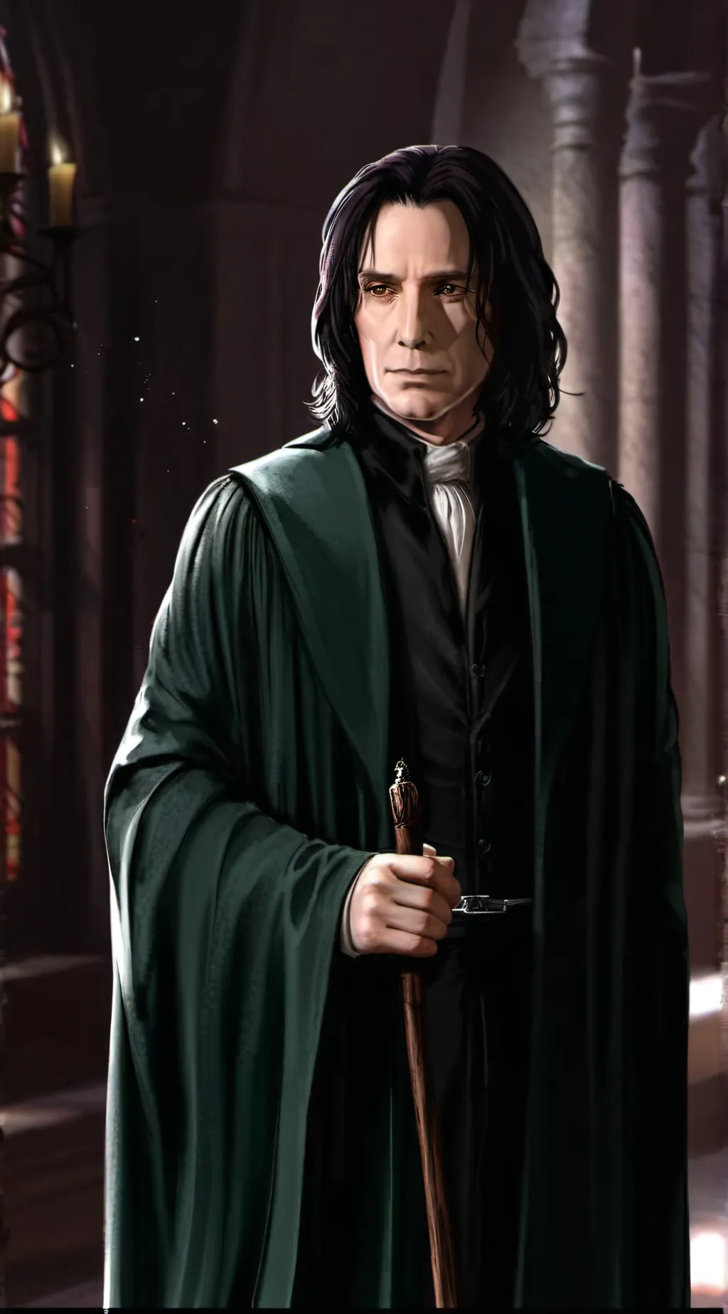 ai character: Severus Snape  background