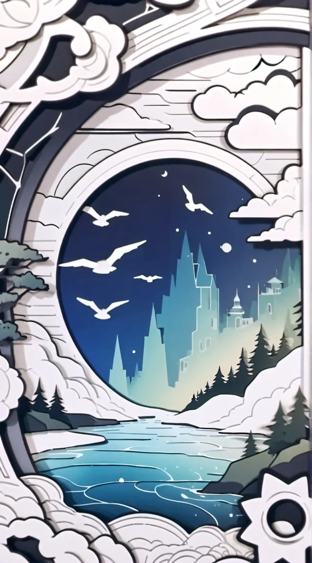 ai character: count to 1000 background