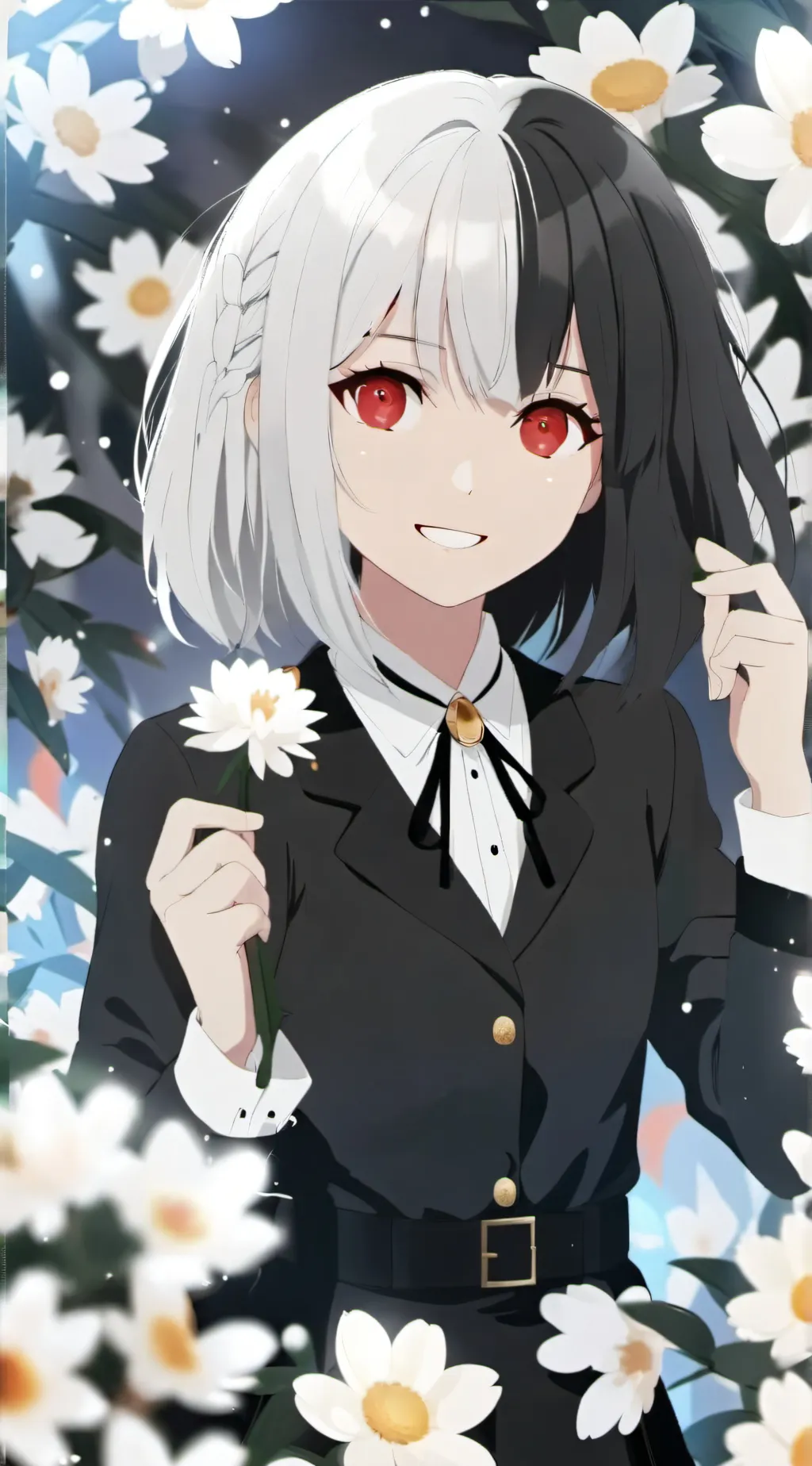 ai character: Luna (freind)  background