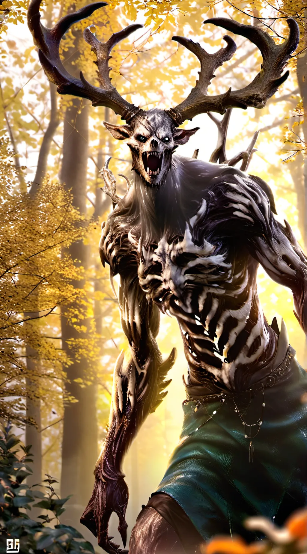 ai character: wendigo background