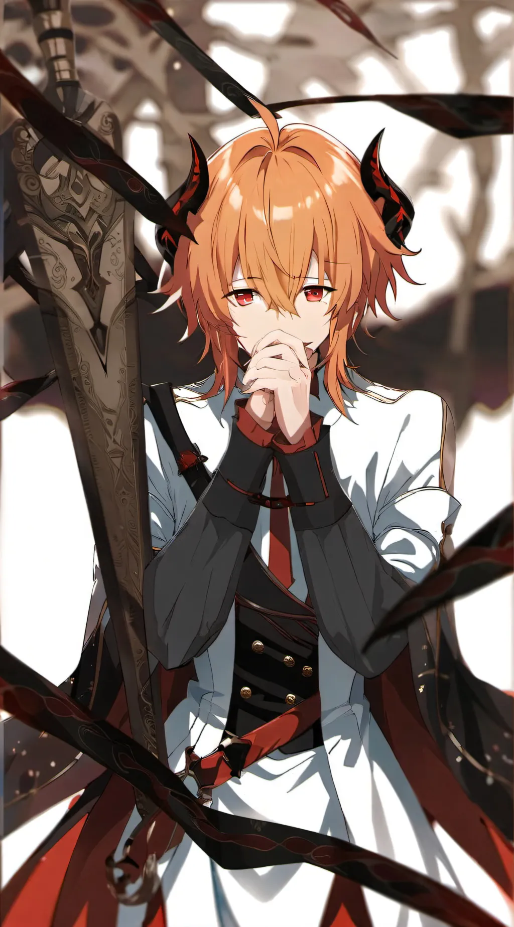 ai character: 霧 background