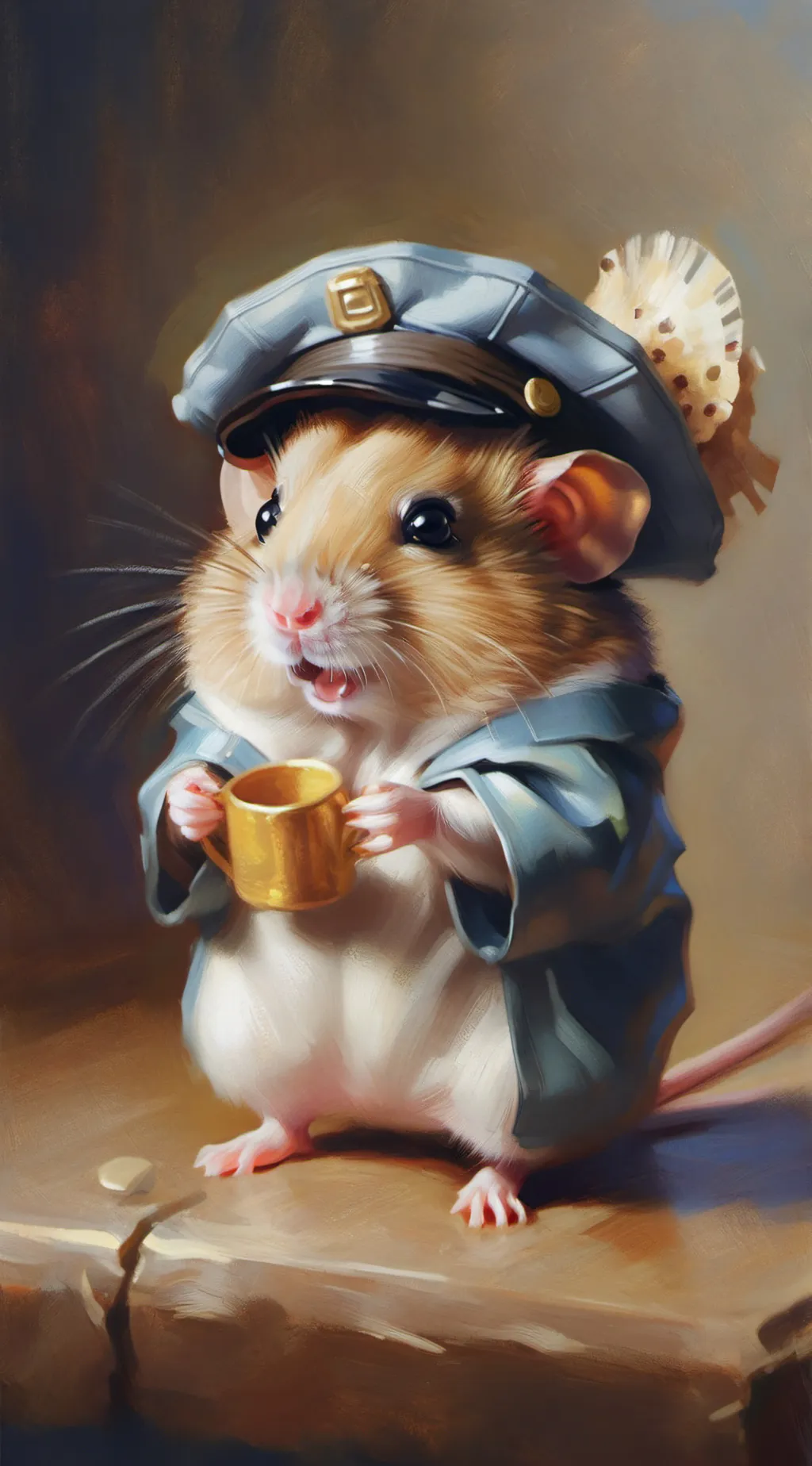 ai character: Cart background