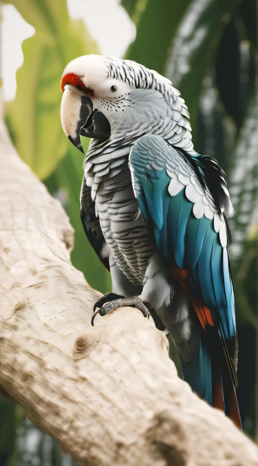ai character: parrot🦜 background