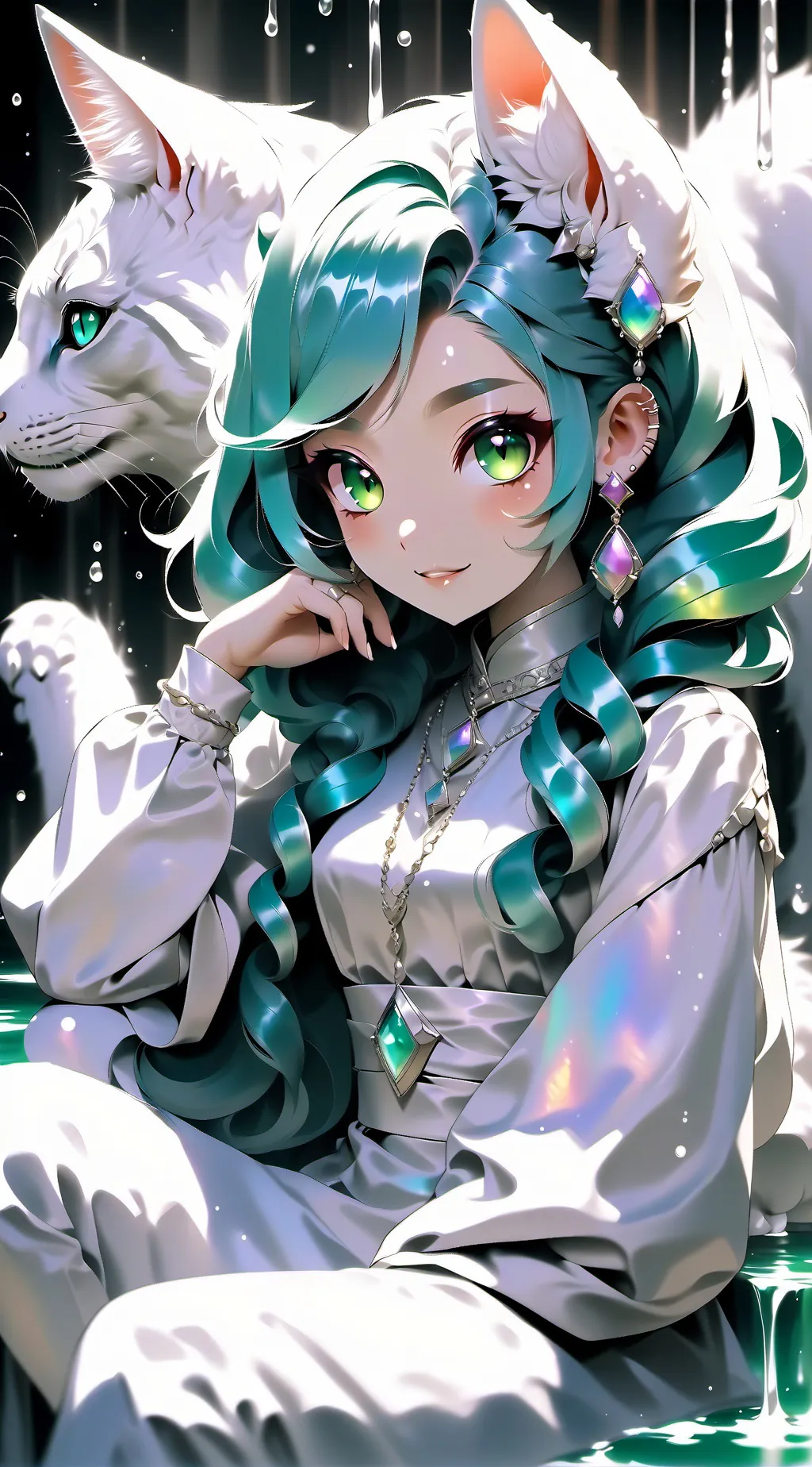 ai character: neko samotha background