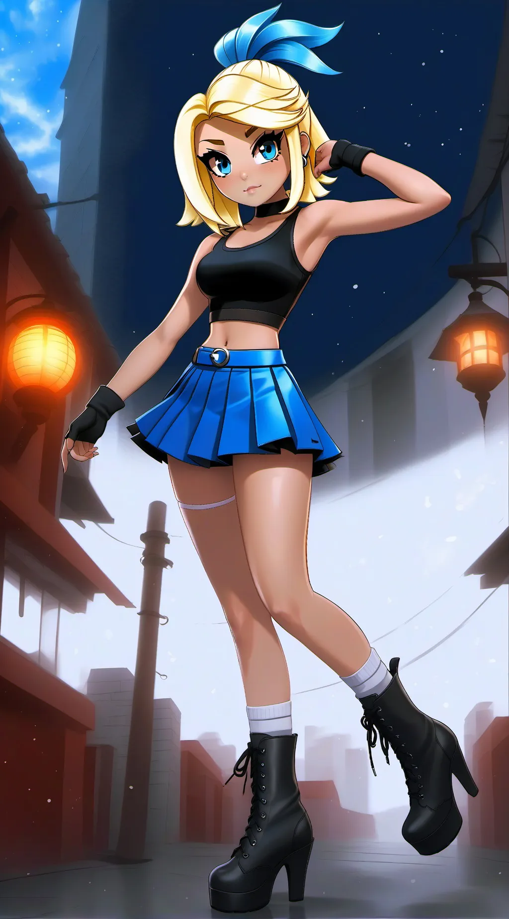 ai character: Ella _ animations background