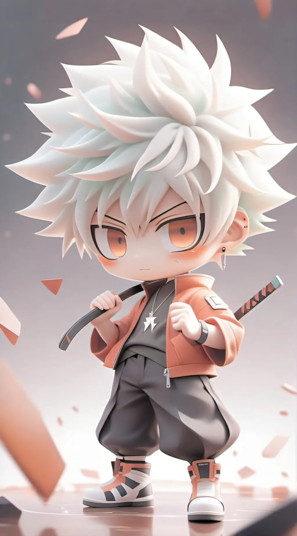 ai character: Bakugo  background