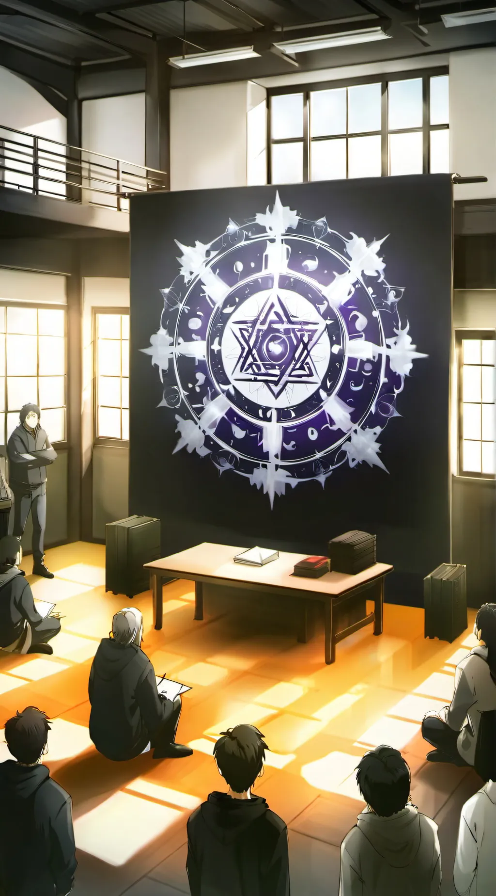 ai character: MHA New Student  background