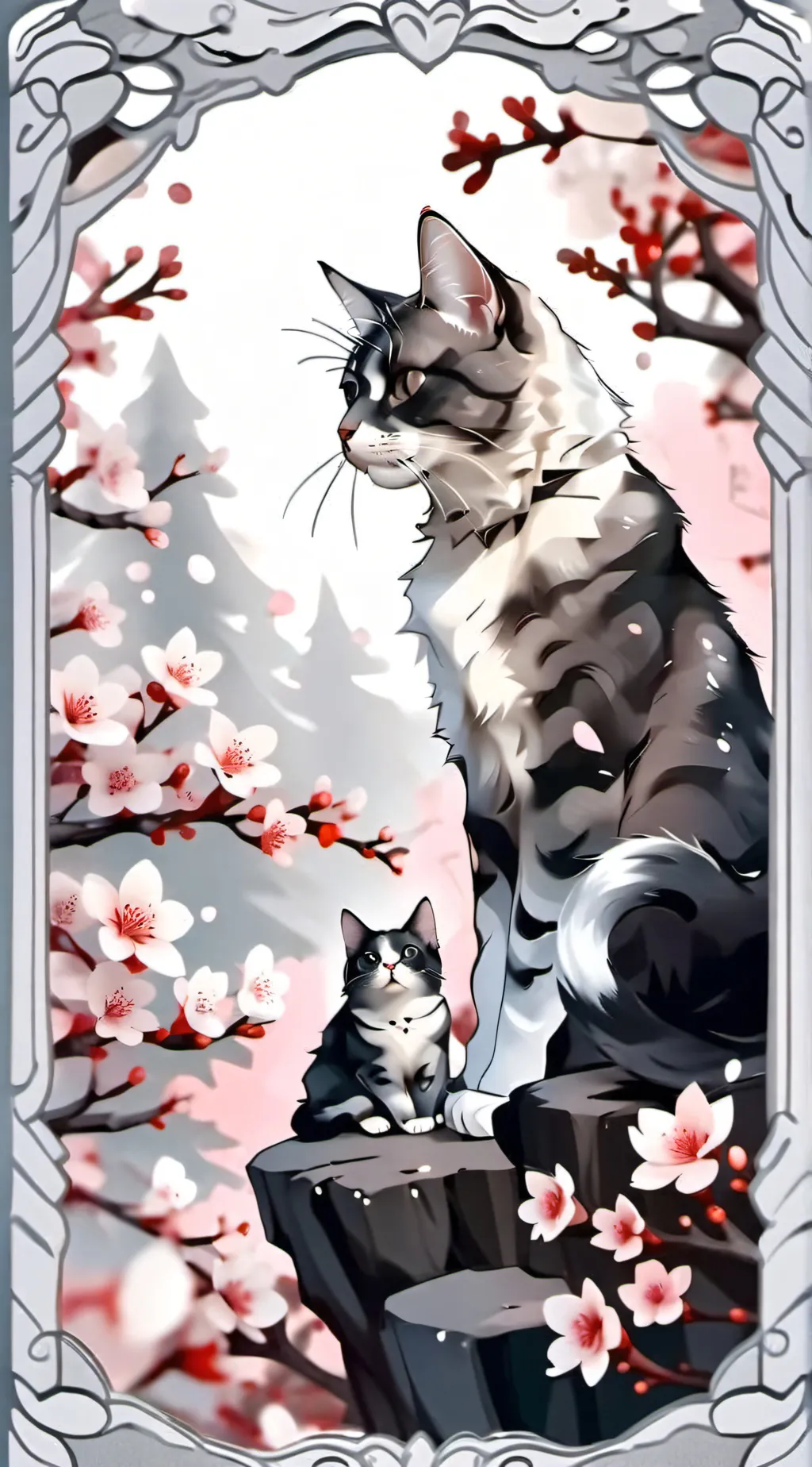 ai character: Cat background