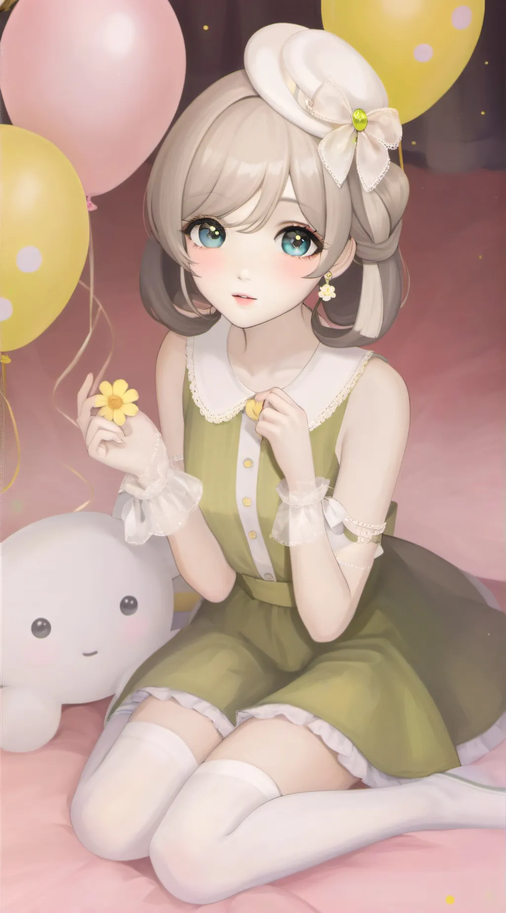 ai character: Sakura background