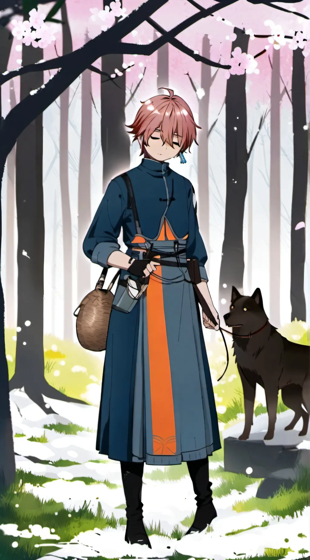 ai character: zack~×~× background